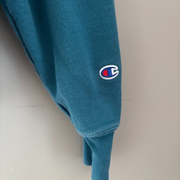 Faded Teal Champion Boyfriend Hoodie - Picture 5 of 12